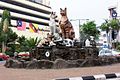 Statue di gatti a Kuching