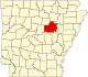 State map highlighting White County