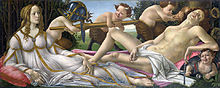 Sandro Botticelli: Venus og Mars (c.1483)