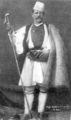 Vlach shepherd in traditional attire (early 1900s).