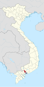 Cetate de Ho Chi Minh – Localizzazione