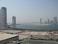 View of Al Khan lagoon, one of the three lagoons in Sharjah