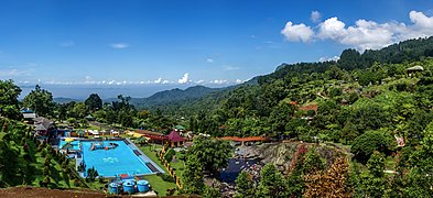 Baturraden overview from ridge, Purwokerto, 2015-03-23