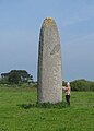 Menhir von Kerhouezel bei Porspoder (Finistère)