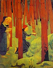 'L'Incantation ou Le Bois Sacré', (Besværgelsen eller den hellige skov), 1914