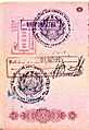1. tür Sovyet vizesi. Bu vizeyi alanlar geçici olarak ülke dışına çıkabiliyorlardı.