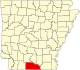 State map highlighting Union County