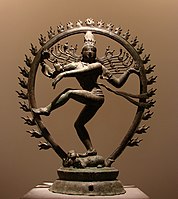 Chola Nataraja with an aureole of flames (11th century)[22]