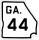 State Route 44 marker