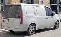 Staria Cargo panel van rear view