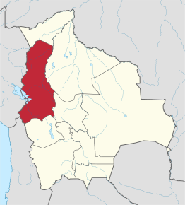 Location within Bolivia