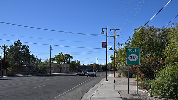 New Mexico State Road 313 in Bernalillo, NM