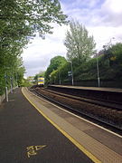 NIR Class 3000 train approaching Botanic in 2009