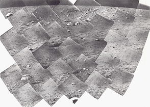 Panorama of the mare surface