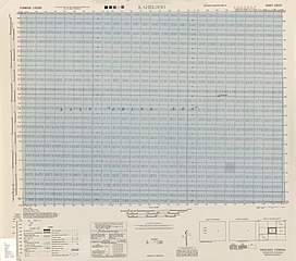 Map of Huaping Islet (labeled as KAHEI-SHO) and surrounding area (AMS, 1944)