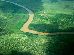 The Juba River downstream from Jamame.