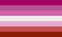 Bandeira rosa derivada da lipstick lesbian[13]