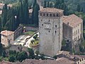 Aerial view of the castle