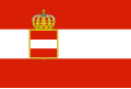 Zastava ratne mornarice (austrijski dio) (1786. – 1915.)