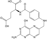 葉酸の構造式