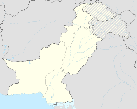 Carte des aéroports du Pakistan