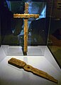 Image 11Wooden crosses from Toftanes dating to 860–970, indicating that Christianity existed in the Faroes before official Christianization (from History of the Faroe Islands)