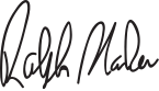 Ralph Nader, podpis (z wikidata)