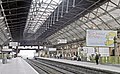 Pearse Station in 1993 looking north. The through platforms are numbered 3 and 4