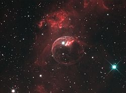 Snímek NGC 7635 (Autor: Robert J. Vanderbei)