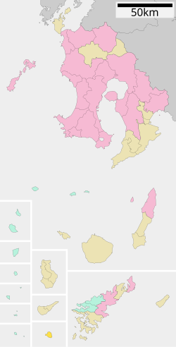 Location of Yoron in Kagoshima Prefecture