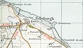 Un mapa de Bamburgh de 1947