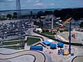 An aerial view of then-Soak City's closed and now-defunct Challenge Park in 2009.