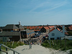 Uitzicht over Ter Heijde vanaf de duinen.