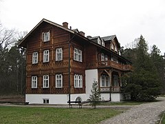 Head office of the Roztocze National Park Management in Zwierzyniec, Poland