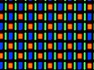 RGBG , RGBW ペンタイル配列 RGBGは、赤2個、緑4個、青2個、RGBWは、赤2個、緑2個、青2個、白2個のそれぞれ8つのサブピクセルで、1つのフルカラー正方形のユニットを構成するが、縦または横方向に2つのフルカラー長方形となることから、仕様上では1ユニットで2×2ピクセルとされる。