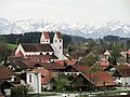 Steingaden Abbey, Swabia, place of burial of its founder Welf VI (d. 1191)