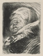 Newborn in a Bonnet (1890), lithograph, 25.5 x 19.2 cm., Cleveland Museum of Art