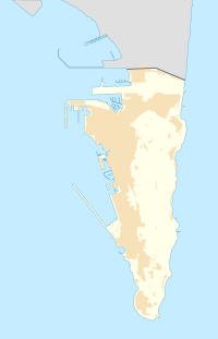 ジブラルタルにおける空港の位置