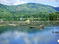 The lake is one of the most important watershed areas in the Philippines