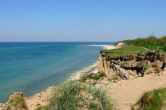 Darßer Weststrand in Vorpommern (Steilküste nahe Ahrenshoop)