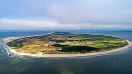 Aerial view Ameland (west)