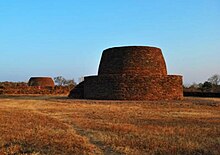 Stupa # 2, and stupa # 1 in the background, Sonari