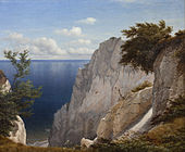 Peter Christian Skovgaard: Utsjoch út Møns Klint wei, 1843