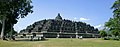 Borobudur, a Buddhist Temple built by Sailendra dynasty, the temple's design in Gupta architecture reflects India's influence on the region.[18]