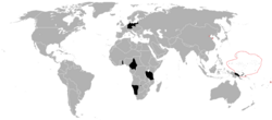 Koloni dan protektorat Jerman pada tahun 1914