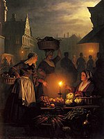 Petrus van Schendel, Market, Unknown date