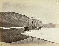 HMS Alert off Cape Prescott in 1875