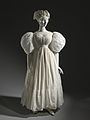 White summer dress, c. 1830.