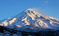 Mount Damavand, the south face in winter