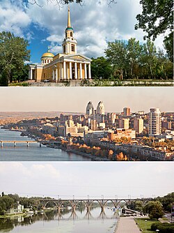 Skyline of Dnipro